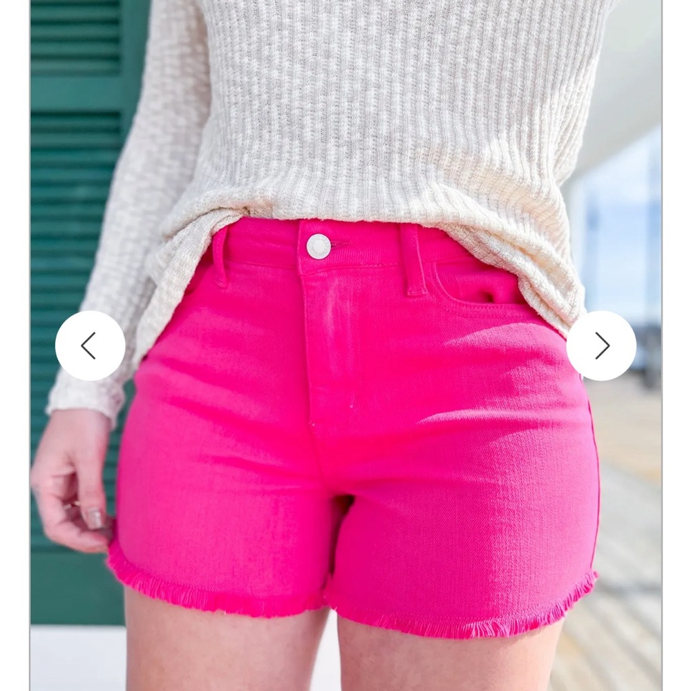 Judy Blue pink shorts.